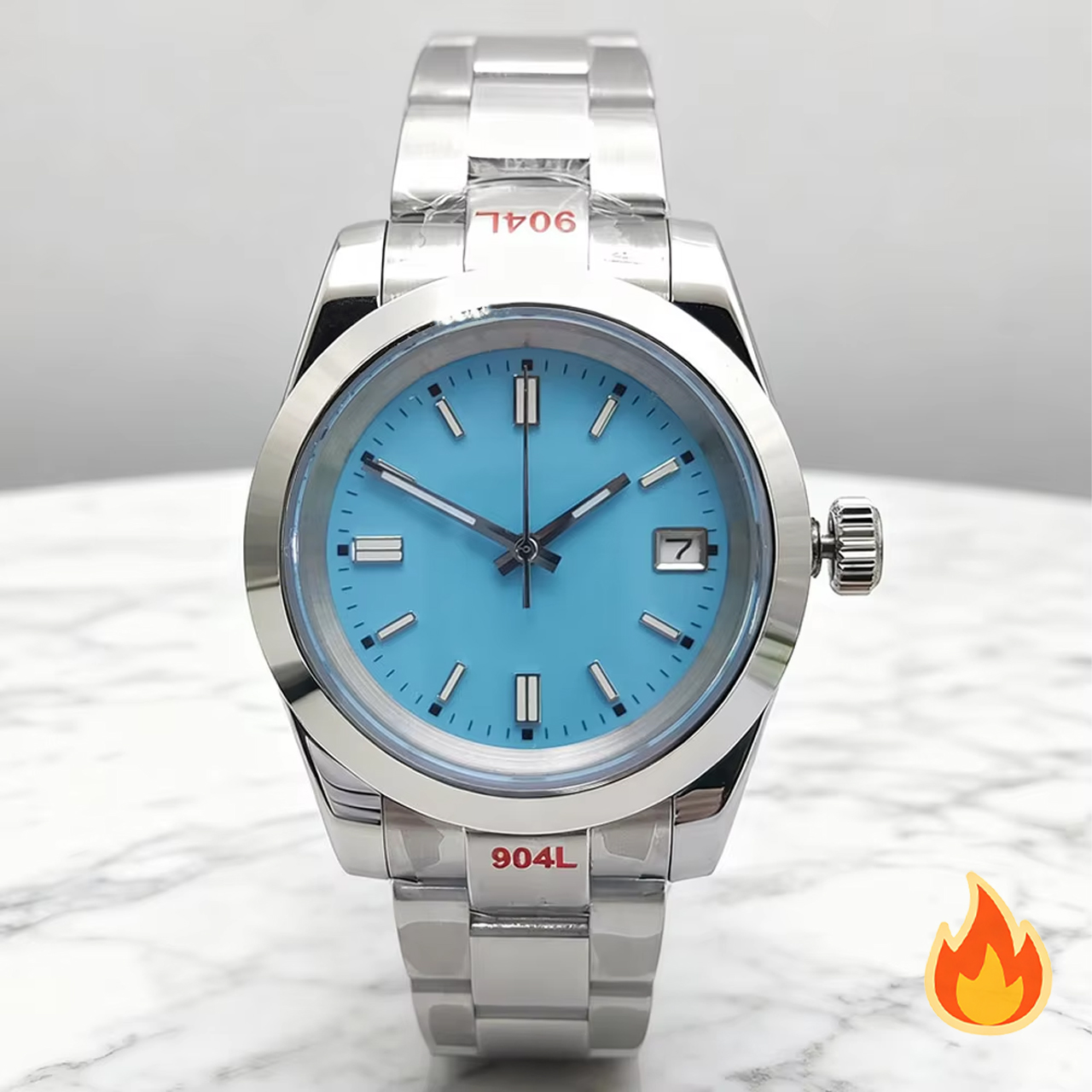 Exhibition Caseback - PARNSRPE NH35 39mm Minimalist Business Watch,