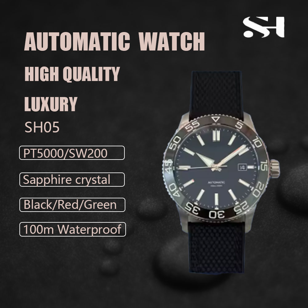 Exhibition Caseback - SH05 Men's Automatic Dive Mechanical Watch