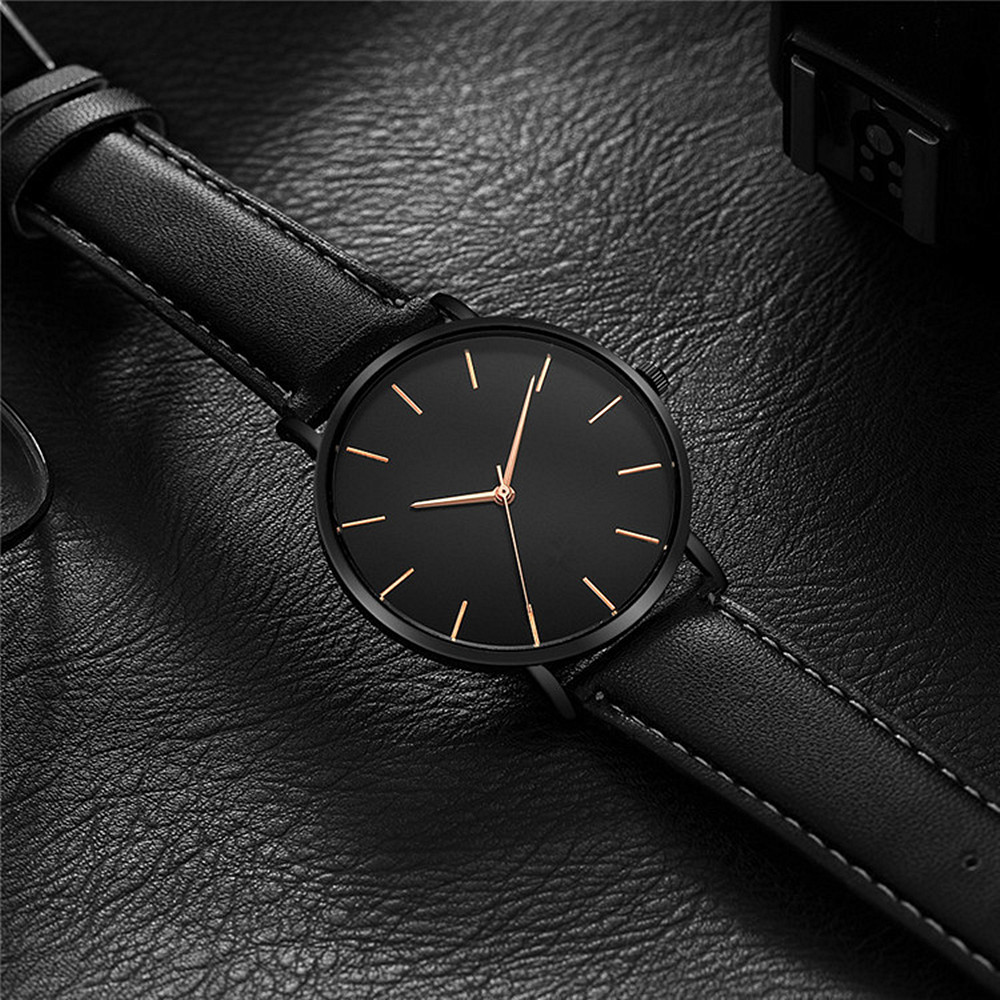 Luxury Watch Mockup - Simple Style Analog Quartz Mens Watch
