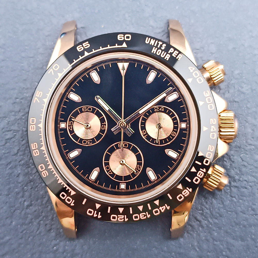 Exhibition Caseback - 40mm Daytona watch case panda eye