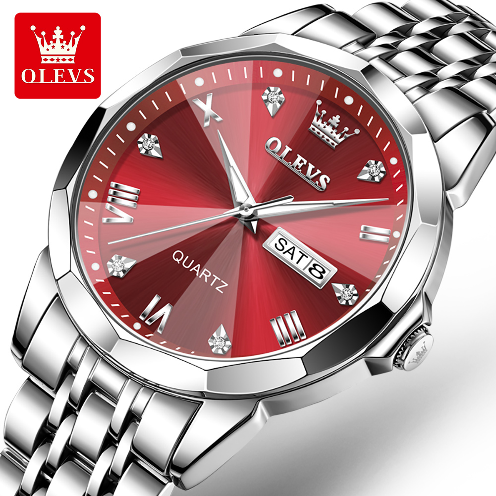OLEVS Brand Original Business  - Luxury Watch Mockup ulasan dan harga