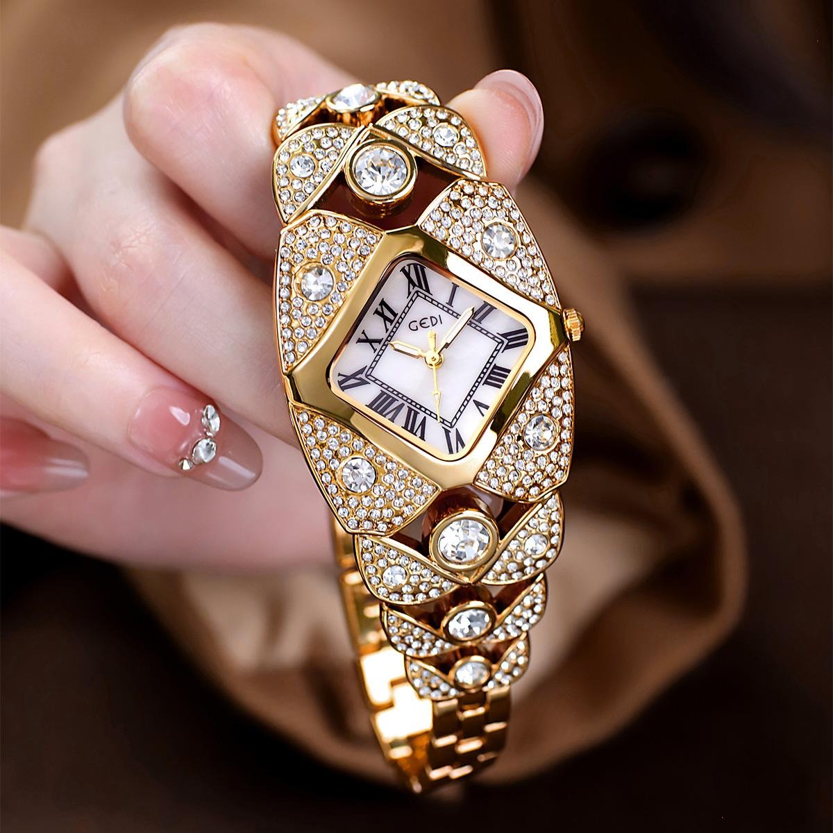 UTHAI L008 Fashionable Women W - Luxury Watch Girl ulasan dan harga