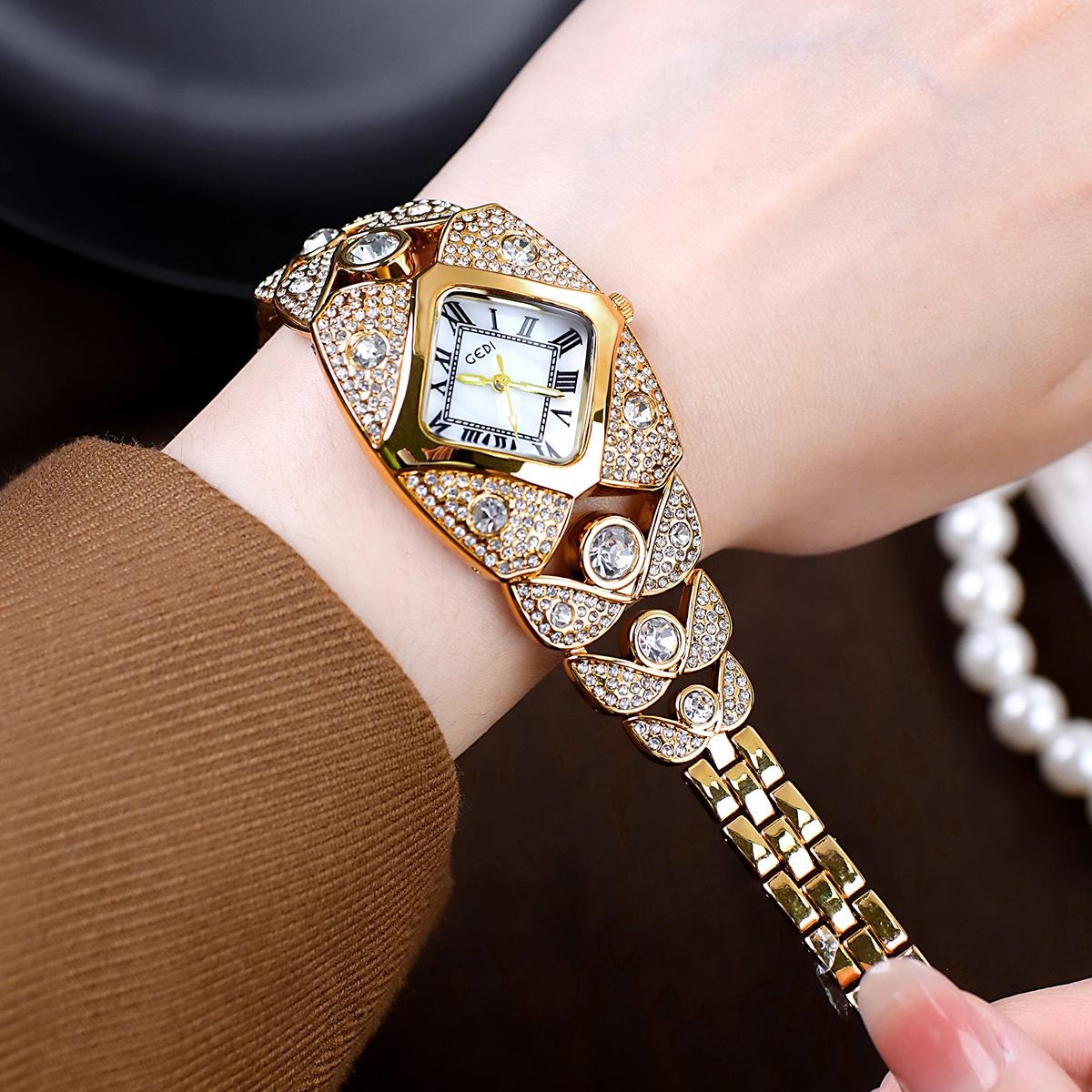 UTHAI L008 Fashionable Women W - Luxury Watch Girl ulasan dan harga