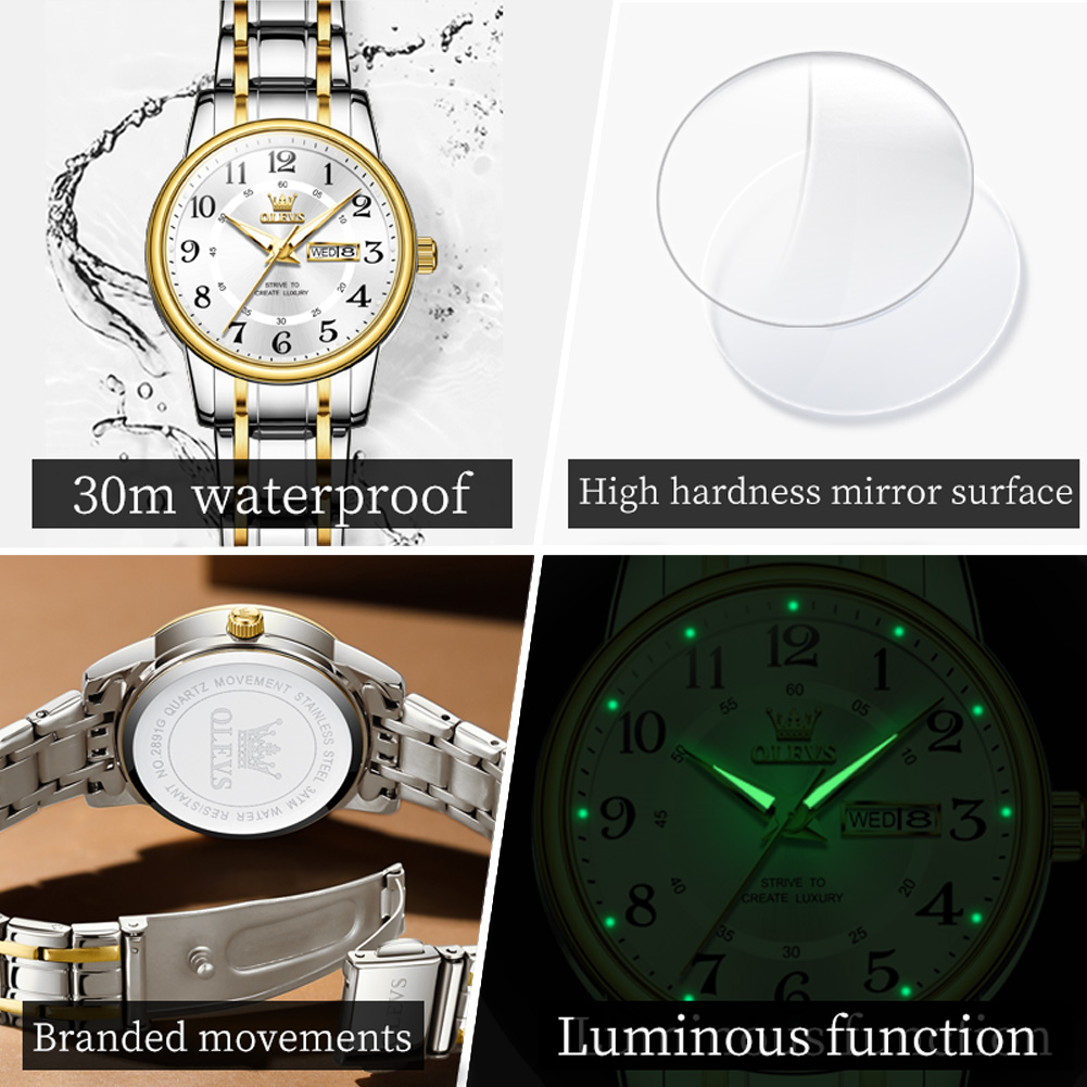 OLEVS 2891 Luxury Brand Fashio - Luxury Watch Kit ulasan dan harga