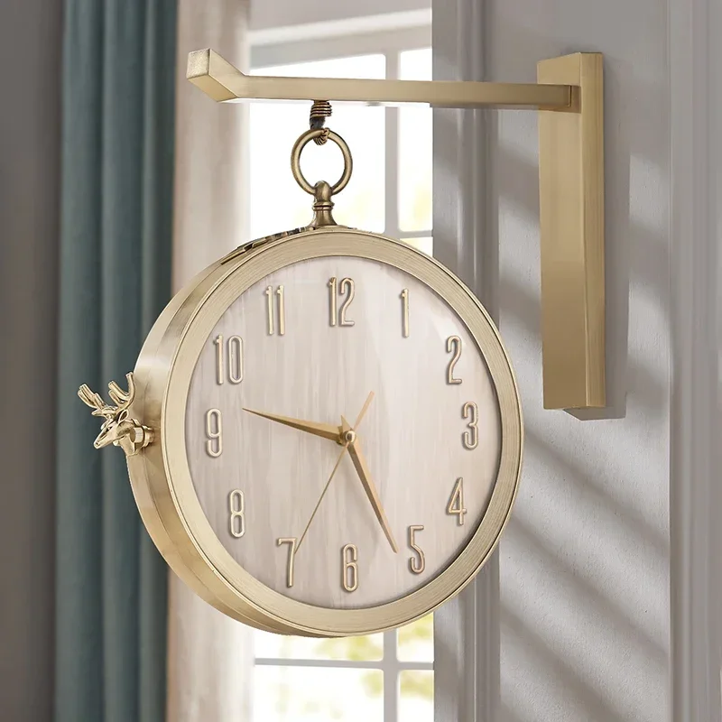 Double-sided Wall Clock Living - Luxury Watch Europe ulasan dan harga