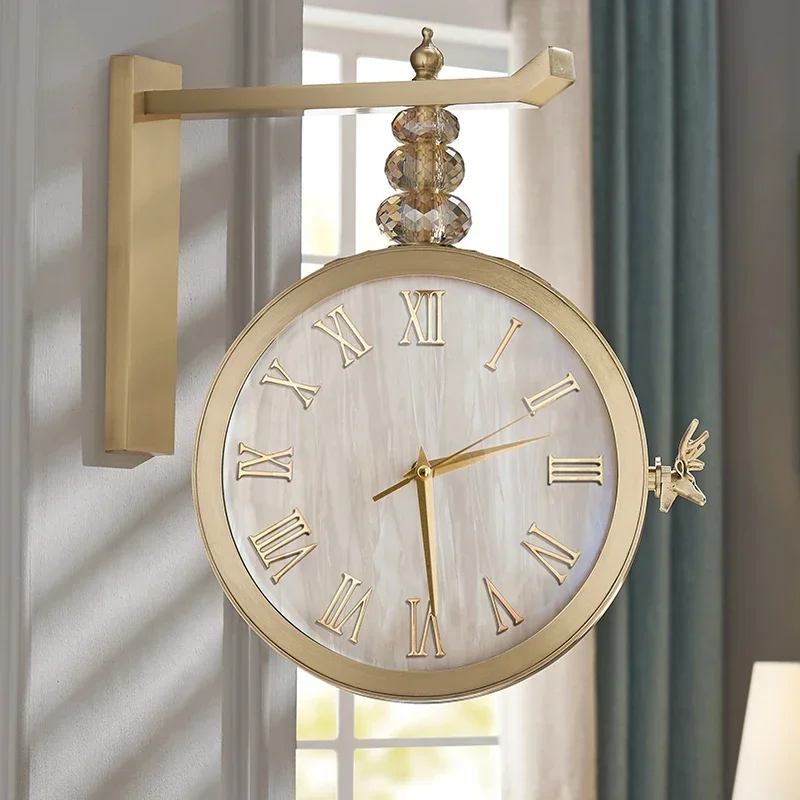 Double-sided Wall Clock Living - Luxury Watch Europe ulasan dan harga