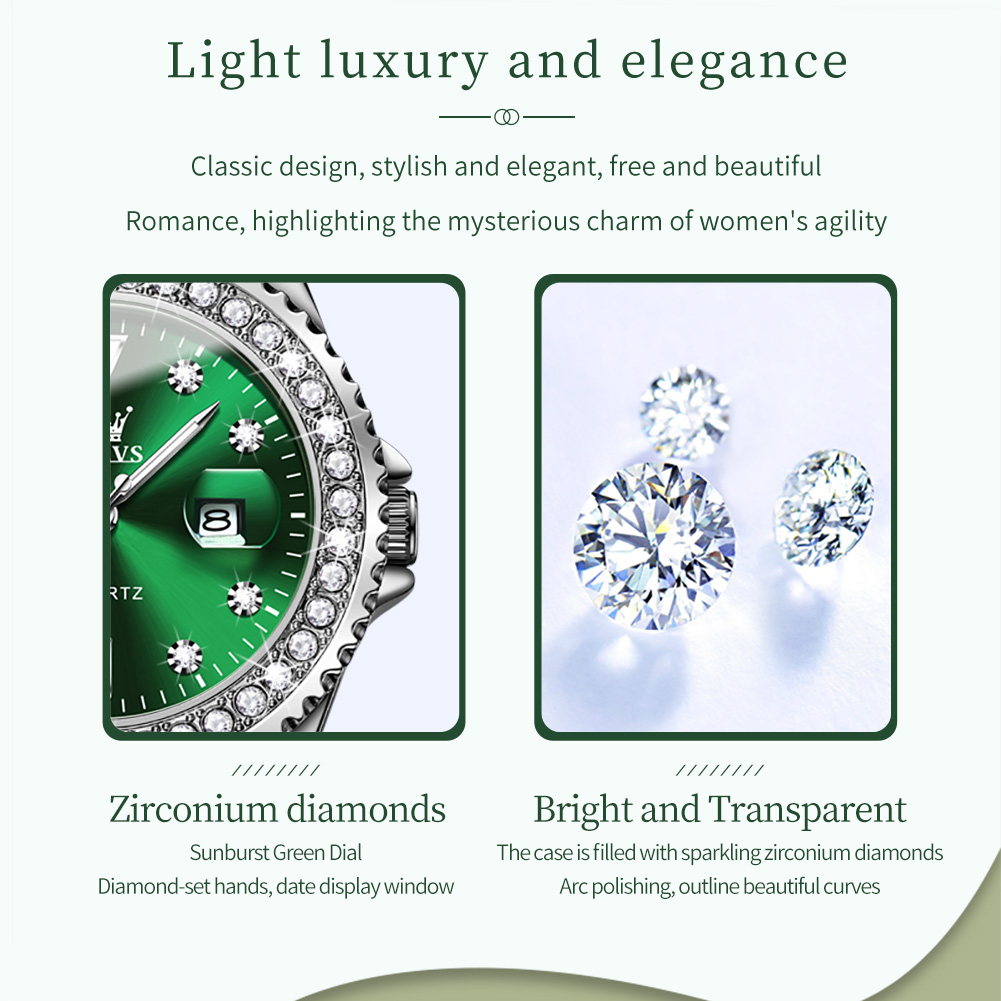 OLEVS Elegant Original Quartz  - Luxury Watch With Leather Strap ulasan dan harga