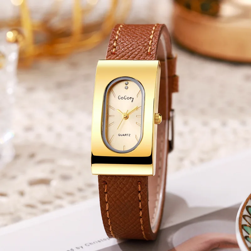 Luxury Ladies Brand Women Watc - Luxury Watch With Leather Strap ulasan dan harga