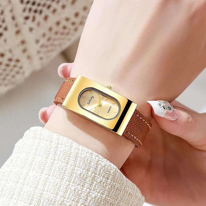 Luxury Ladies Brand Women Watc - Luxury Watch With Leather Strap ulasan dan harga