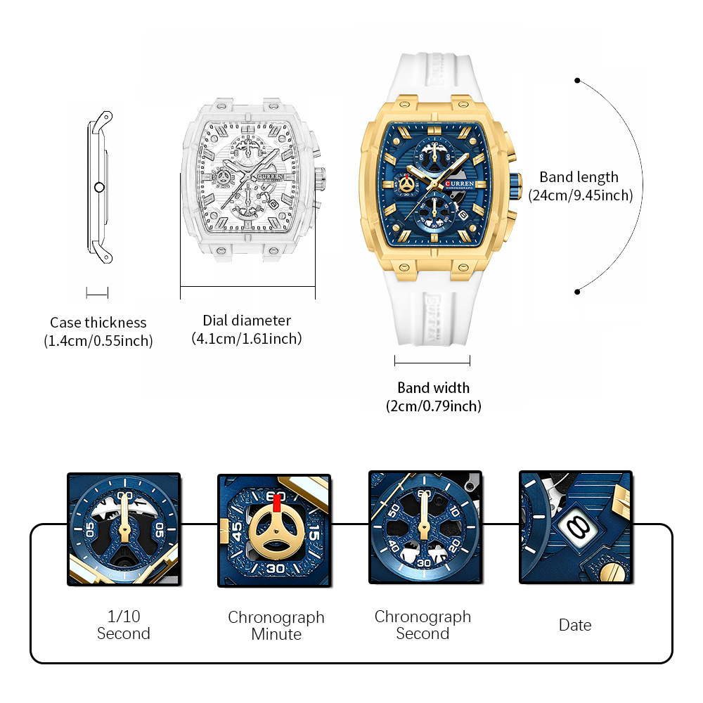 CURREN Luxury Vintage Watch fo - Luxury Watch Kit ulasan dan harga