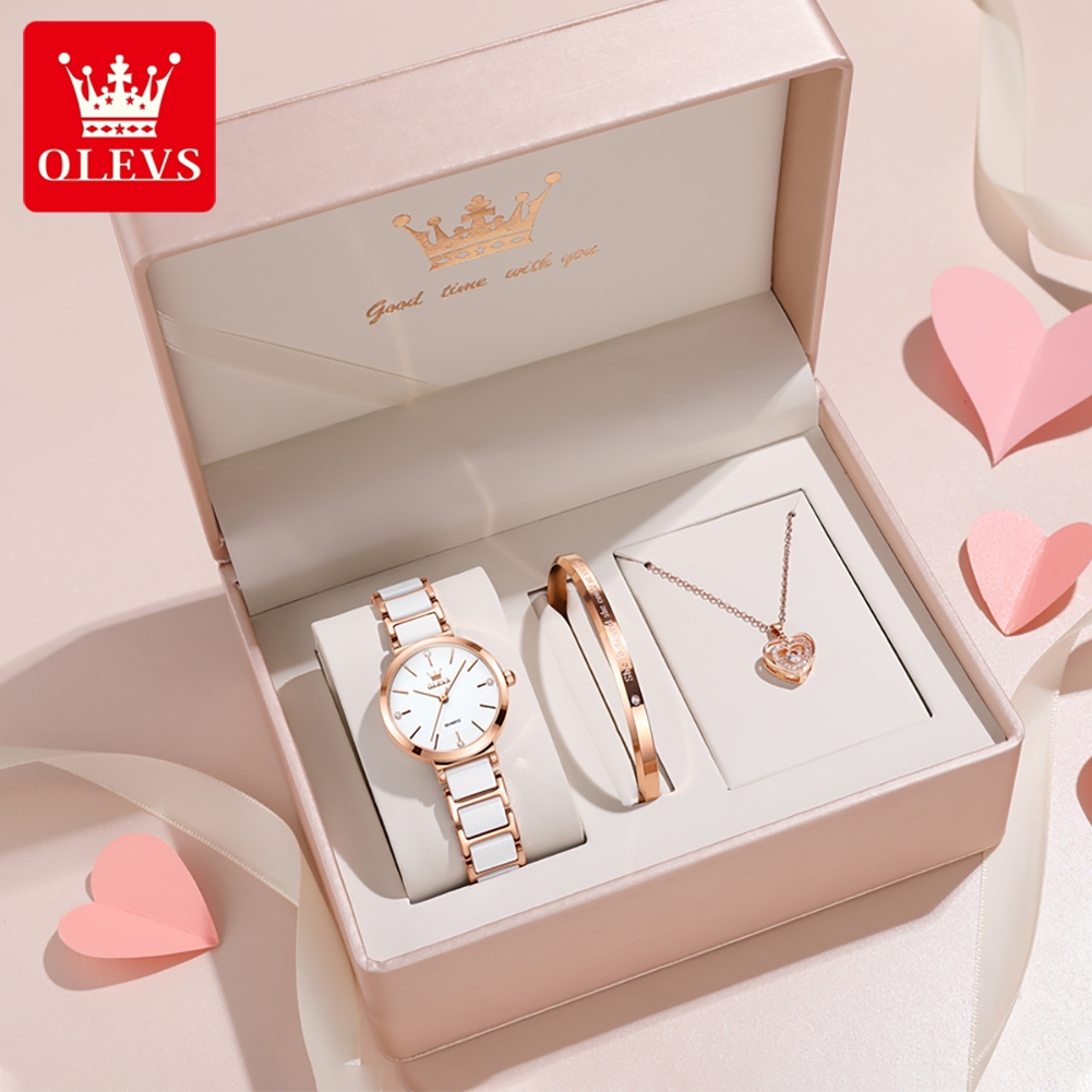 OLEVS Women Watch 5877 Luxury  - Luxury Watch Girl ulasan dan harga