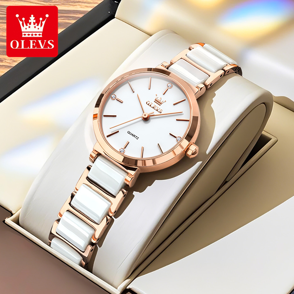 OLEVS Women Watch 5877 Luxury  - Luxury Watch Girl ulasan dan harga