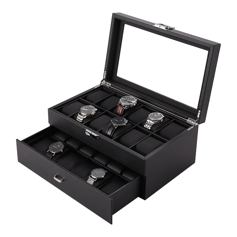 Luxury Watch Box Organizer Bla - Luxury Watch Protection Film ulasan dan harga
