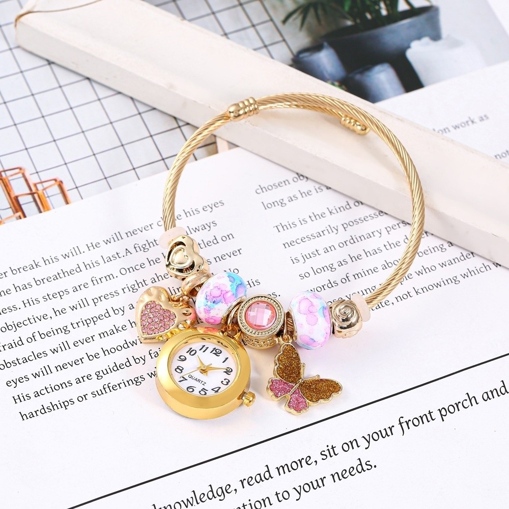 Trendy Adjustable Women's Brac - Luxury Watch With Leather Strap ulasan dan harga