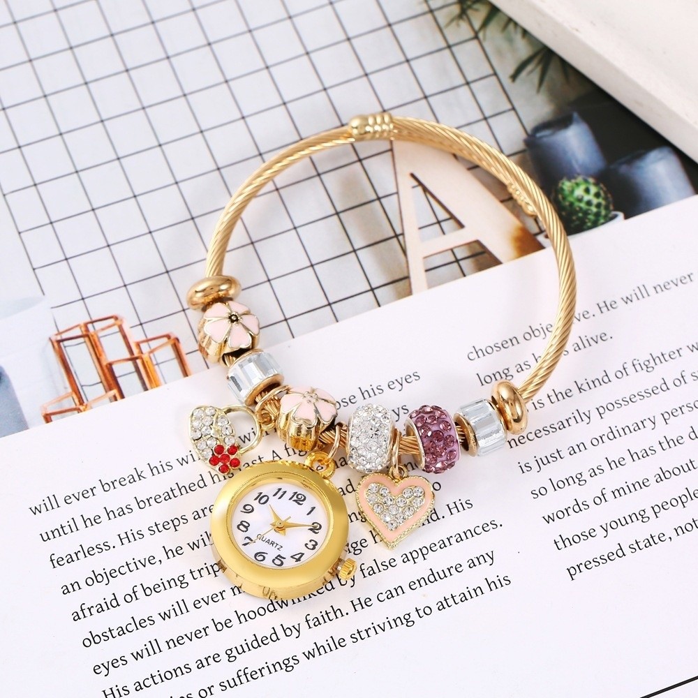 Trendy Adjustable Women's Brac - Luxury Watch With Leather Strap ulasan dan harga
