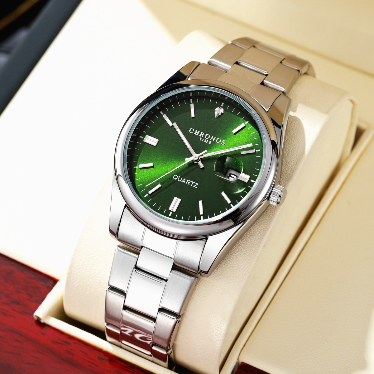 CHRONOS Top Brand Luxury Man W - Luxury Watch Mockup ulasan dan harga