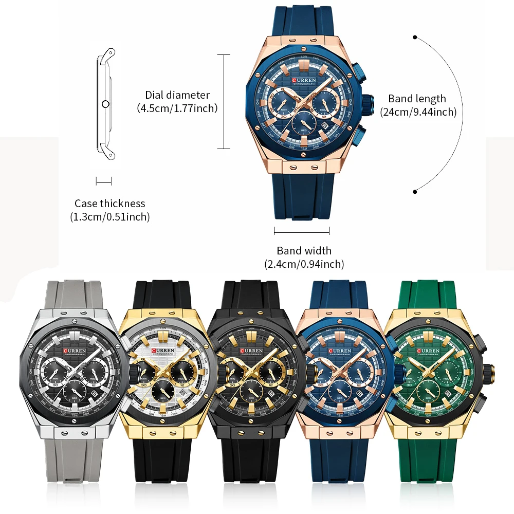 CURREN Luxury Brand High Quali - Luxury Watch Mockup ulasan dan harga
