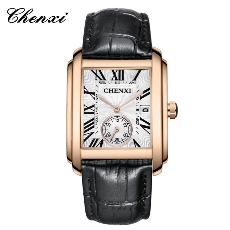 CHENXI 8216 Fashion Classic Sq - Luxury Watch Mockup ulasan dan harga