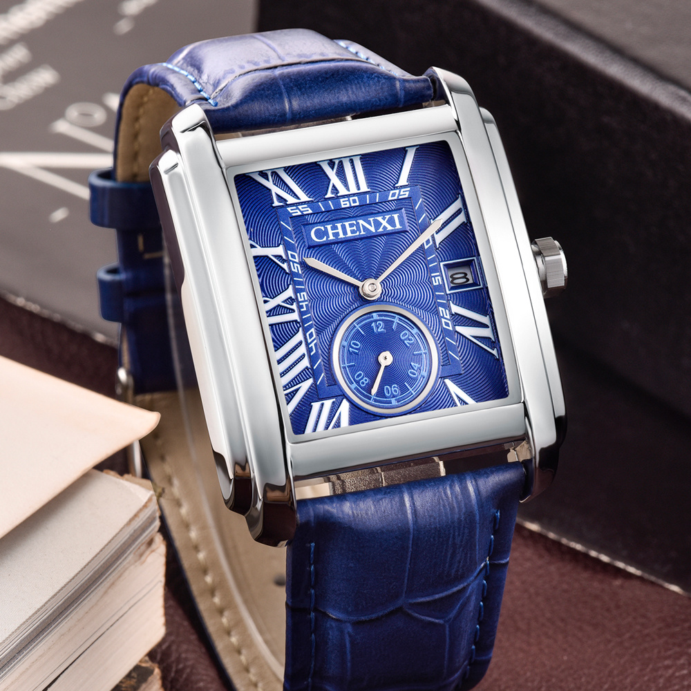 CHENXI 8216 Fashion Classic Sq - Luxury Watch Mockup ulasan dan harga