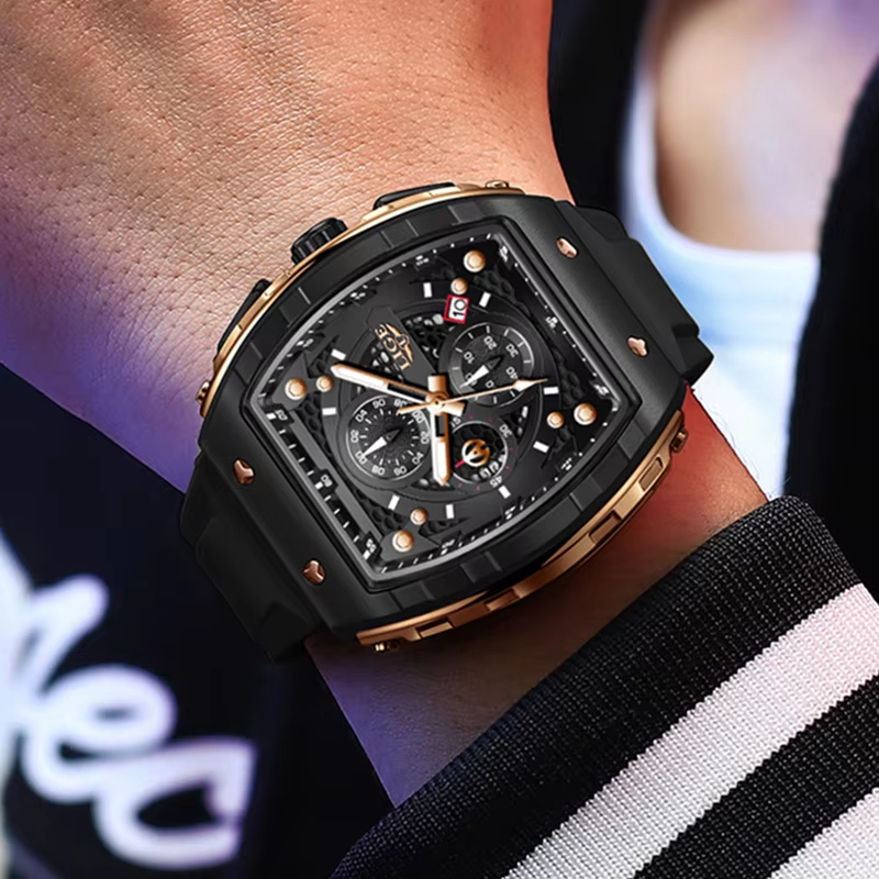 LIGE Top Brand Luxury Men Watc - Luxury Watch Mockup ulasan dan harga