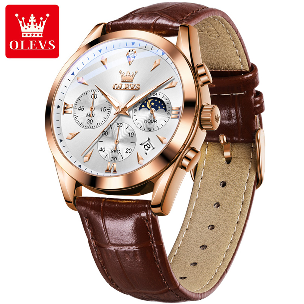 OLEVS Brand New Fashion Quartz - Luxury Watch Mockup ulasan dan harga