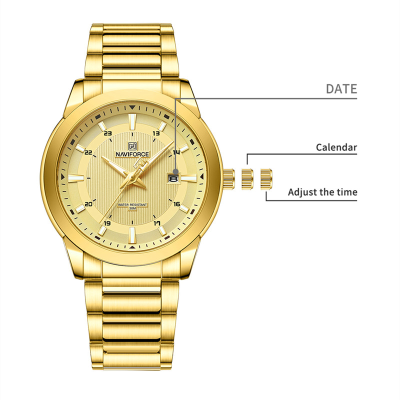 2024 Top Brand NAVIFORCE Mens  - Luxury Watch Mockup ulasan dan harga