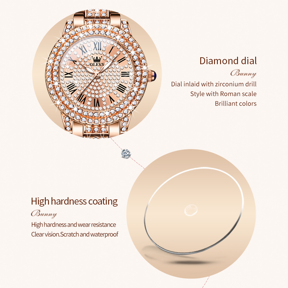 OLEVS 9943 Luxury All Diamond  - Luxury Watch Girl ulasan dan harga